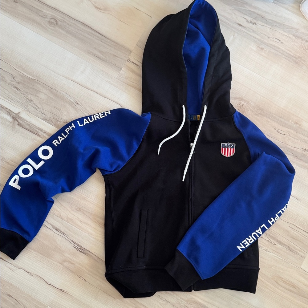Polo Ralph Lauren 1967 Shield Zip-Up Hoodie Women’s Medium